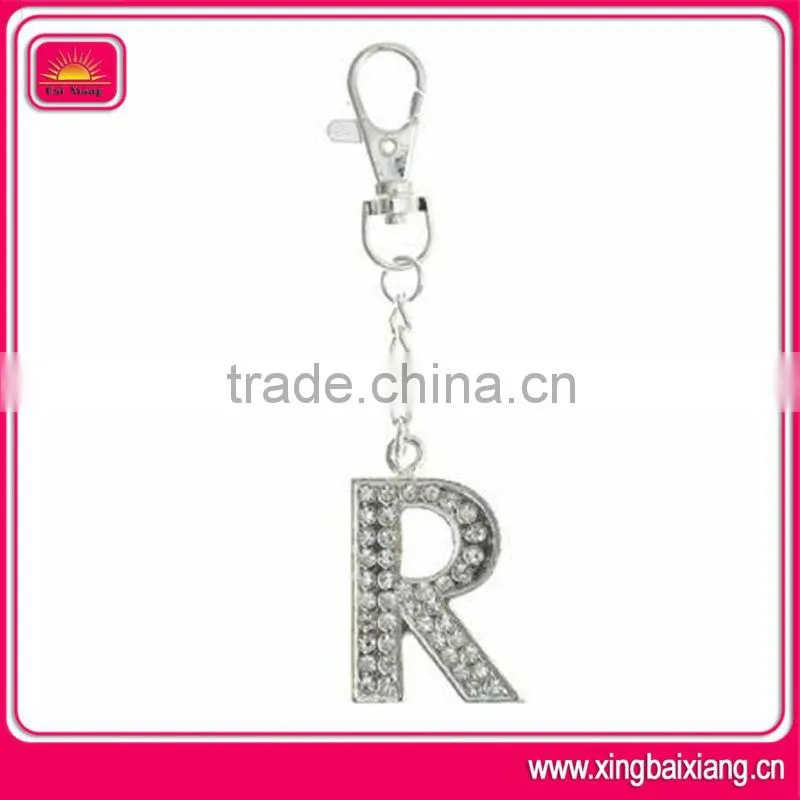 High Quality and Shiny Metal Key Chain Letter