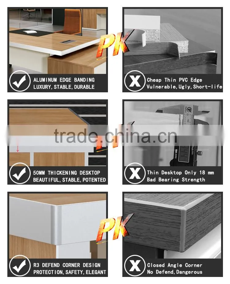 Elegant Designed Manager Table Executive Office Table Specifications BS-D2810