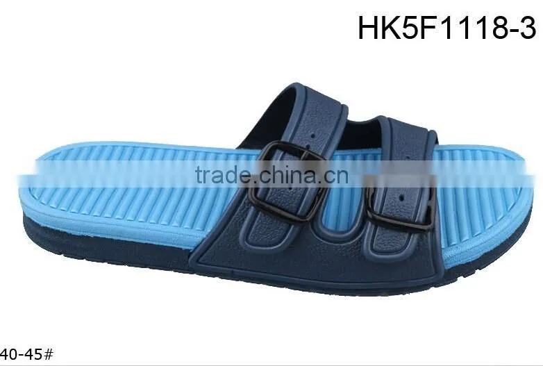 2016 Hot Selling Factory Wholesales High Quality Men EVA Slide FlipFlops Sandas Outdoor PCV Slipper Sandals Men Casual Shoes