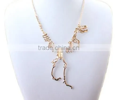 2016 New Design Vintage Europe Fashion Jewelry Dinosaur Necklace