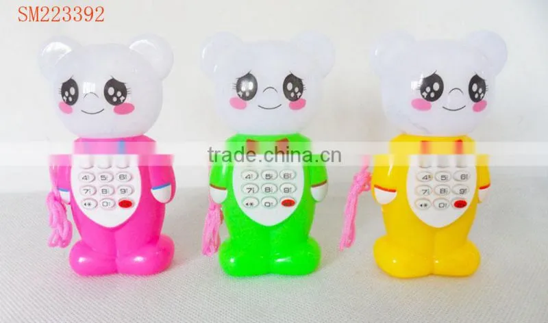 Funny plastic toy mobile phone for kids