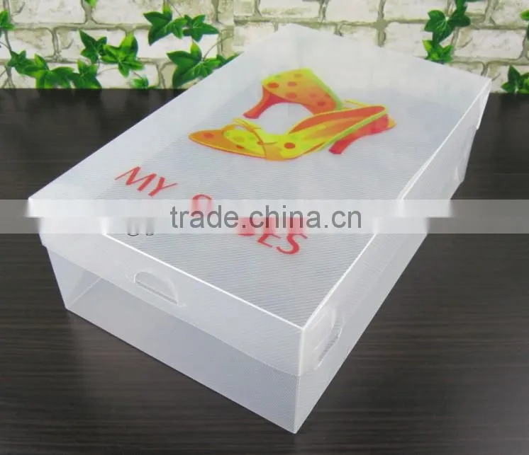 clear plastic drawer shoe box