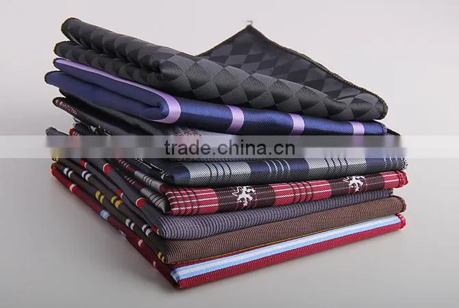 Custom hotsale printed polyester pocket square