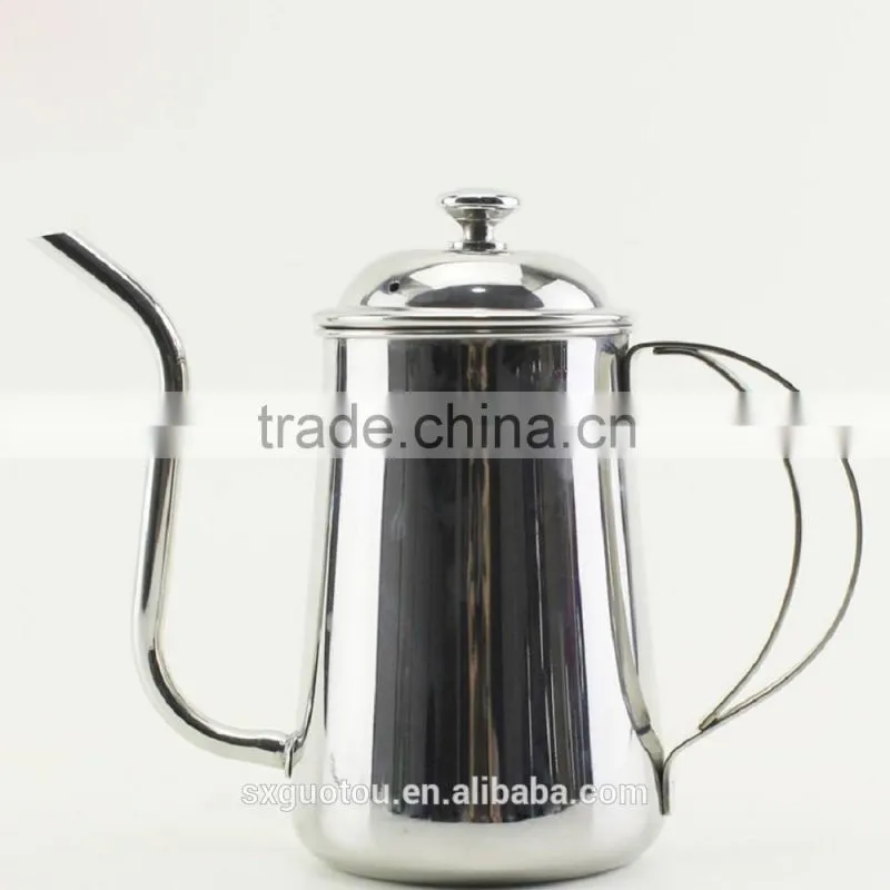 Hot sale stainless steel coffee drip kettle pour over kettle 304