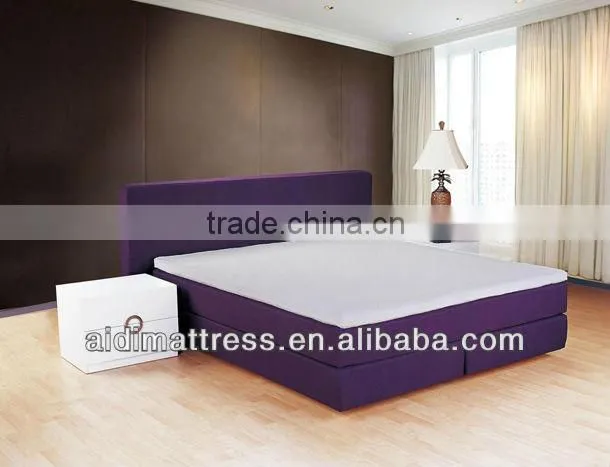 Modern and Fashion purple fabric Deluxe Soft Bed