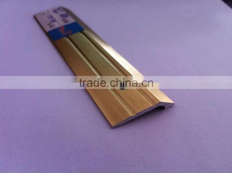 aluminum carpet edge trim/wooden floor trim/carpet edge nosing