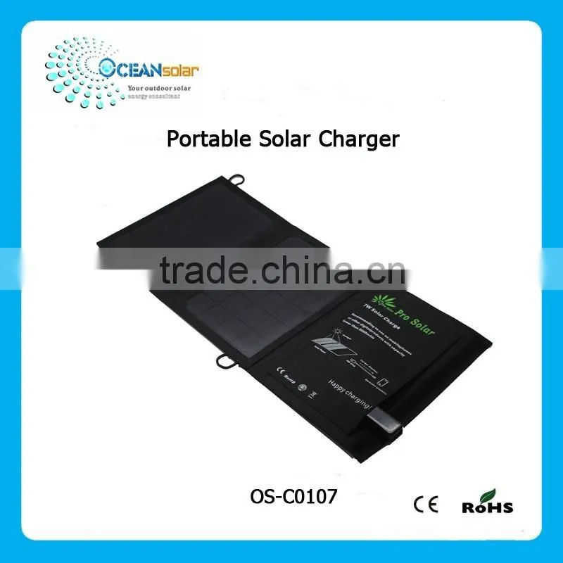 Low price 7W 5V portable solar panel charger