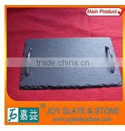 Natural Stone Black Square Coasters slate table mats table runners