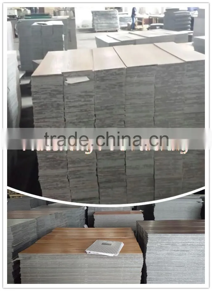 Plastic PVC Flooring Wood Look 2mm Thick