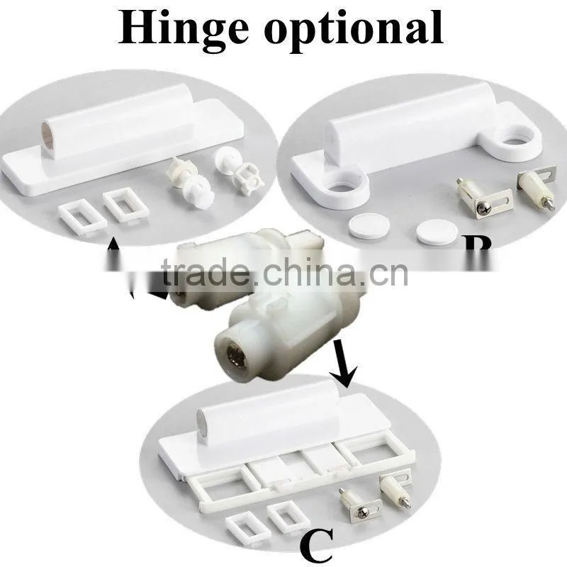 1040 D shape bathroom fittings for toilet seat