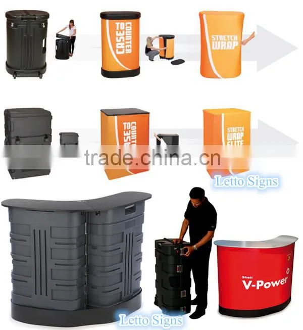 Custom Protable Trade Show Counter/Stretch Fabric Counter
