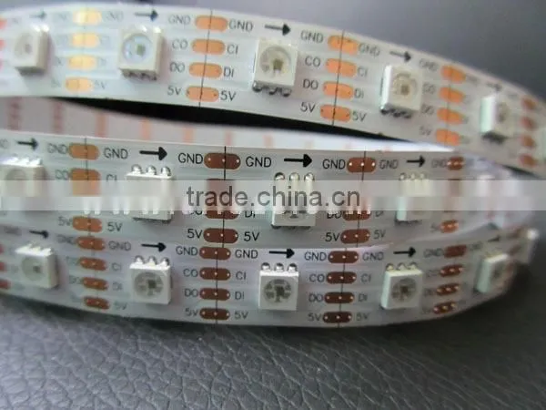 30 60 144 leds/m APA102 led strip addressable white led pixel 5050 5V