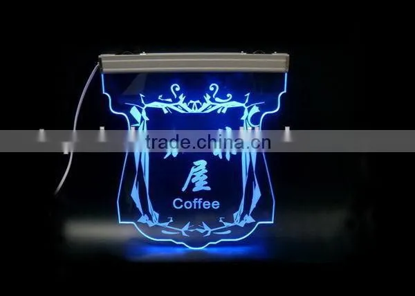 Bottom price hot-sale free standing acrylic led signs