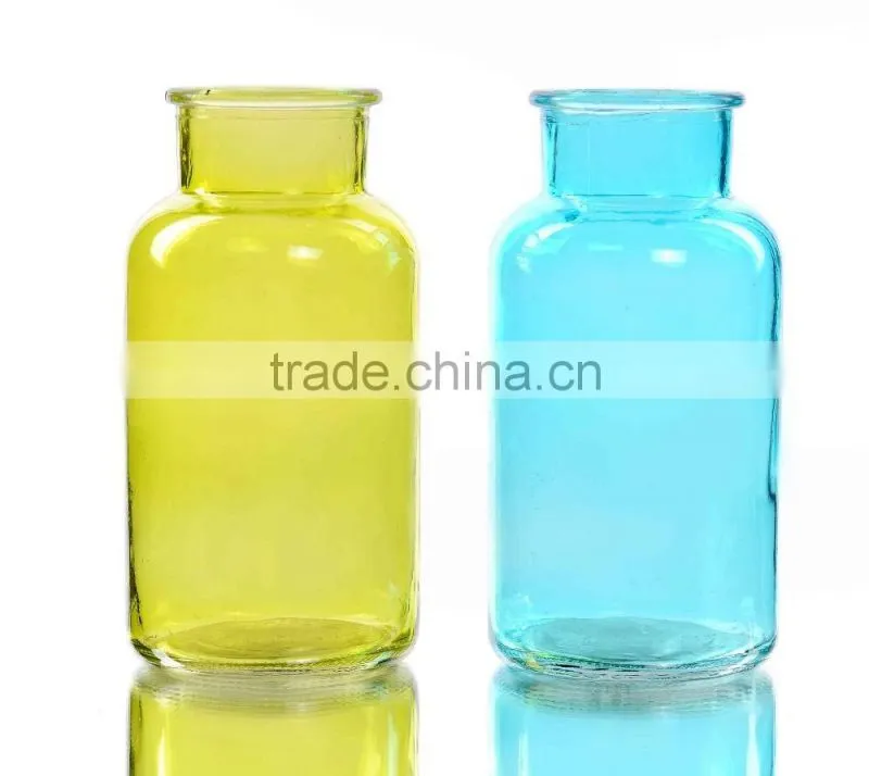 Essential Frosted Color Glass Vase