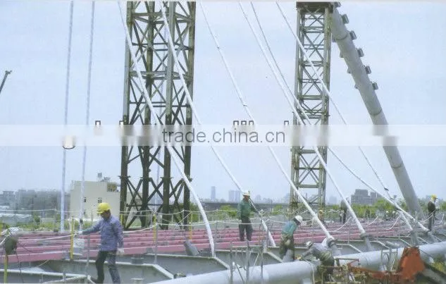 galvanized steel strand integral extrusion suspension cable