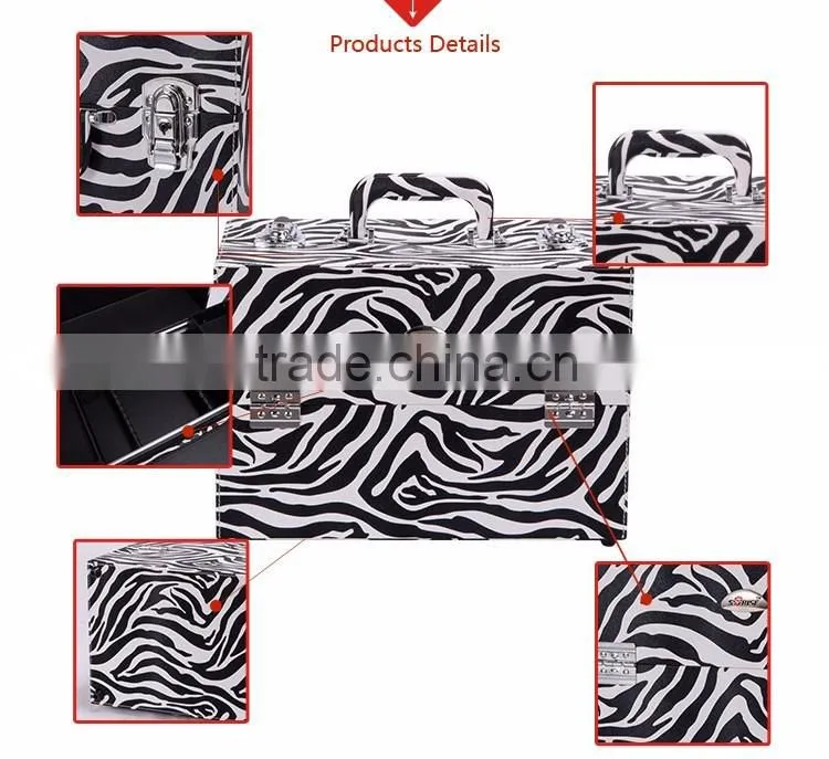 2016 fashion full set outdor travel makeup case