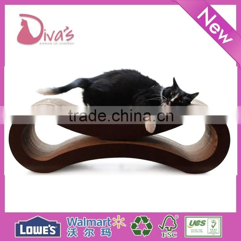 2016 hot sales high quality wholesale cardboard cat scratchers/ cat scracthing board