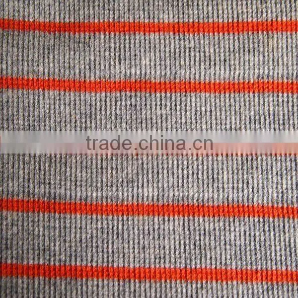 Lurex Rib Knitted Textile Fabric