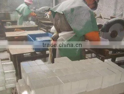 3D blank crystal cubes for engraving