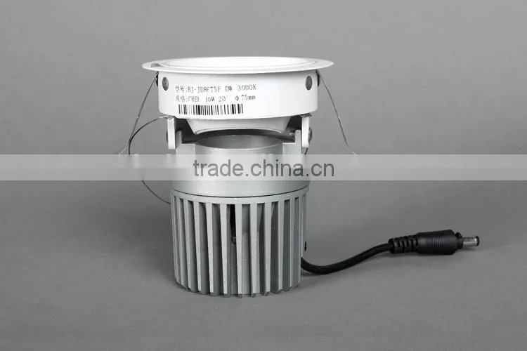 2015 hot selling new design 9w 10w cob led downlight with high lumens