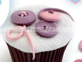 Button Shape Silicone Fondant Mould