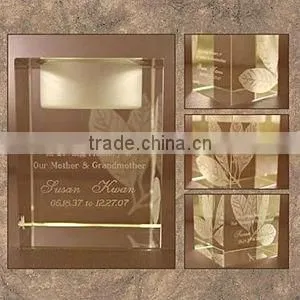 etched custom pattern candle holder