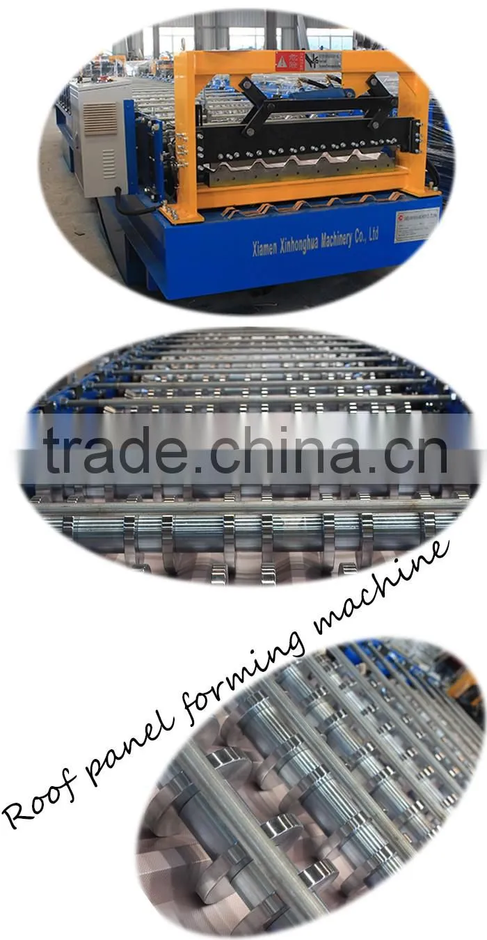 Wall and roof panel roll forming machine