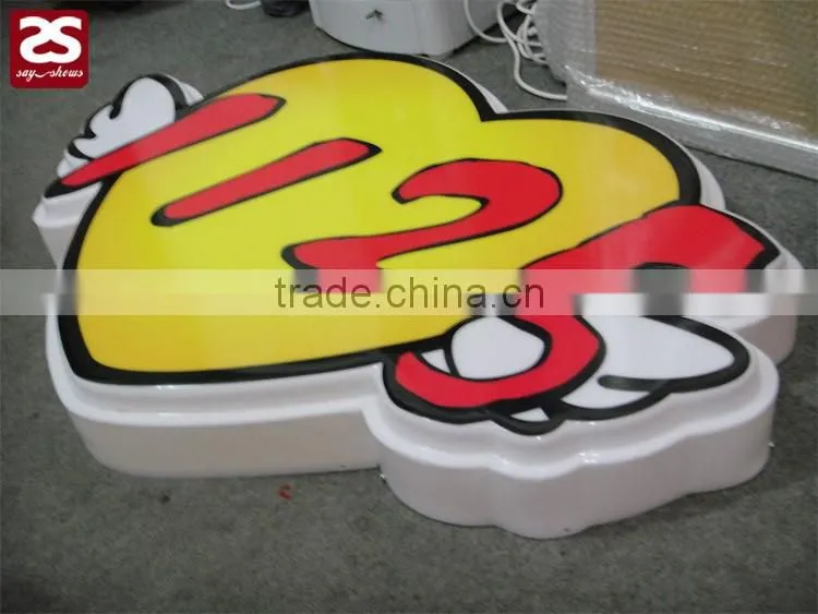 outdoor 3d letters acrylic signs