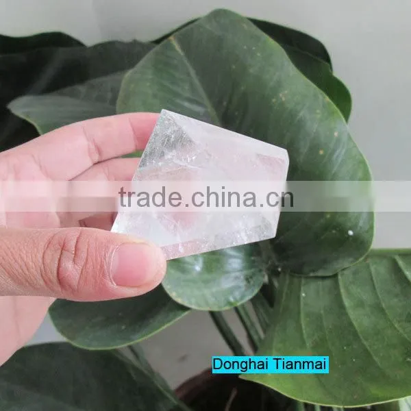 Natural Rock Quartz Crystal Stone Pyramids