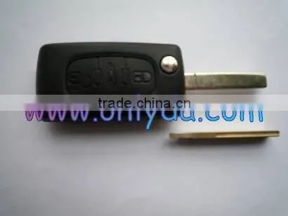 Cit-roen-R01B for CITREON C4 VA2T14 434Mhz 3 button remote control blade HU83