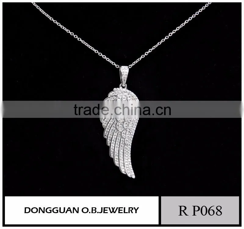 New designs custom necklace pendant wholesale price sterling silver stone pendant