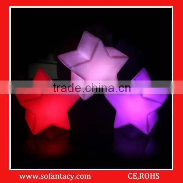 promotion led star shape party lamp
