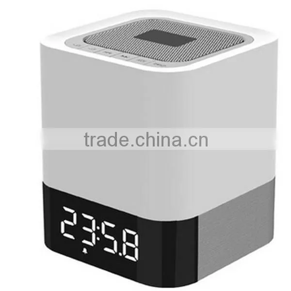 led lamp with bluetooth speaker with Alarm clock