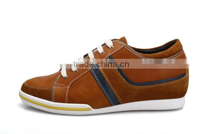 2016 comfortable height increasing casual shoes for men