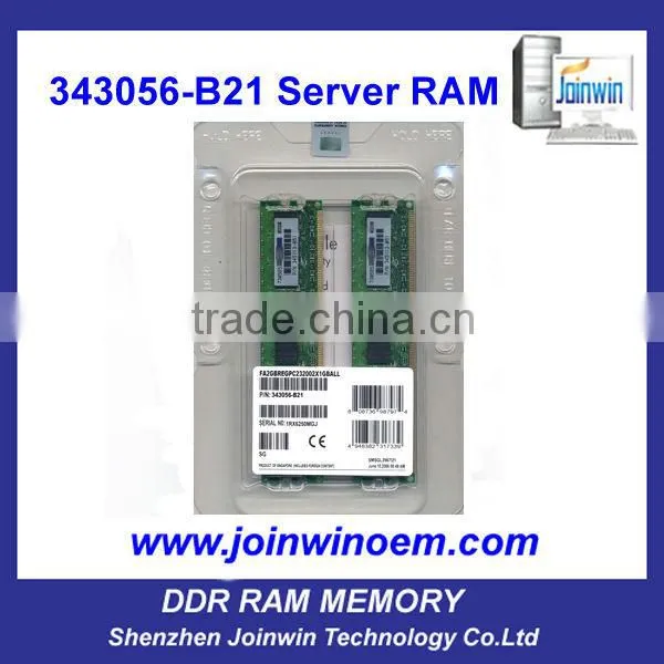 343056-B21 2GB (2X1GB) PC3200 400mhz server ram memory