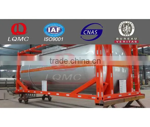 mobile diesel oil filling container frame tank station made by luqiang