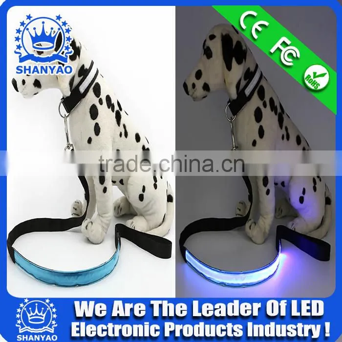 2016 Decorative Refiective LED Light Dog Leash As New Year Gift