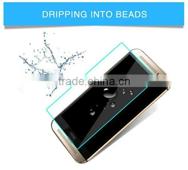 9H hardness 0.26mm privacy tempered glass screen protector for HTC one M9
