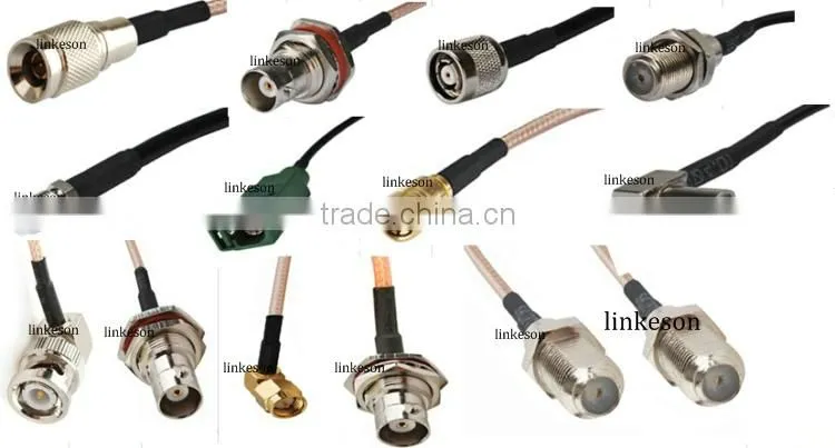 factory price SMA male connector GSM 2dbi antenna with RG174 cable antenna