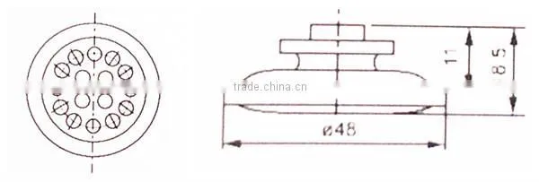 Gaoyou huasheng good quality electronic microphone transmitter