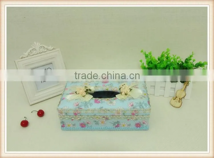fabric facial tissue box design