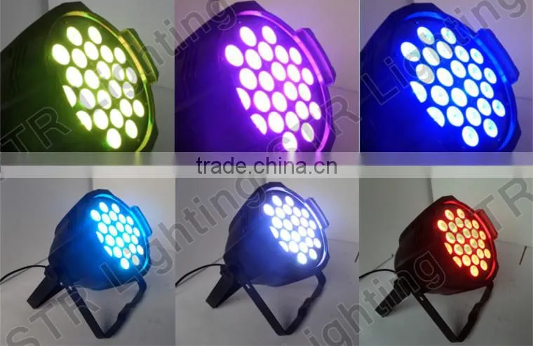 Disco lights DMX par can RGBW 4in1 indoor led stage lighting