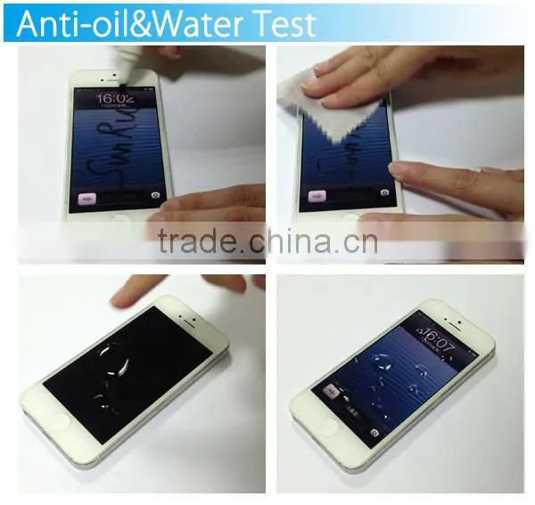 9H hardness 2.5D round or straight angle tempered glass screen protector for cellphone