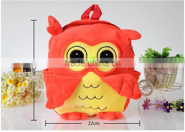 Hot selling cute cartoon animal school bags for kids