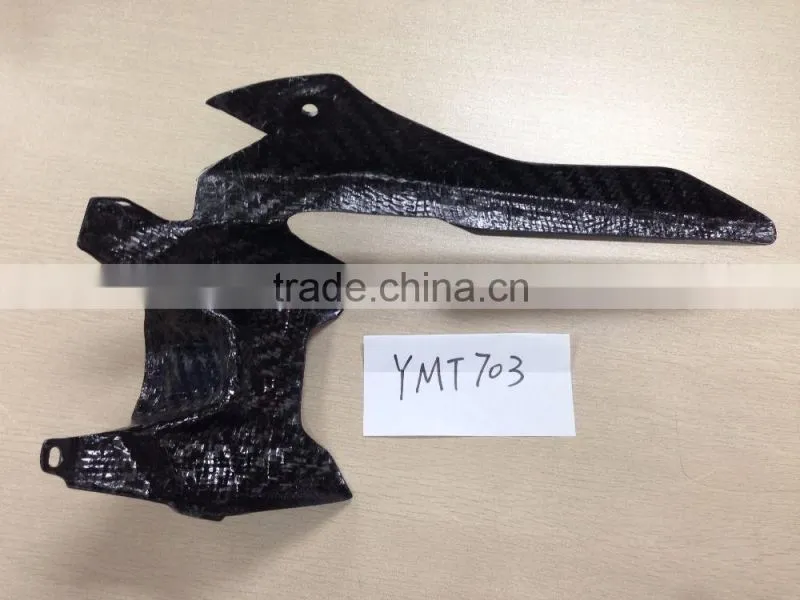Prepreg Carbon Fiber motorcycle rear hugger for Yamaha (Autoclave process)