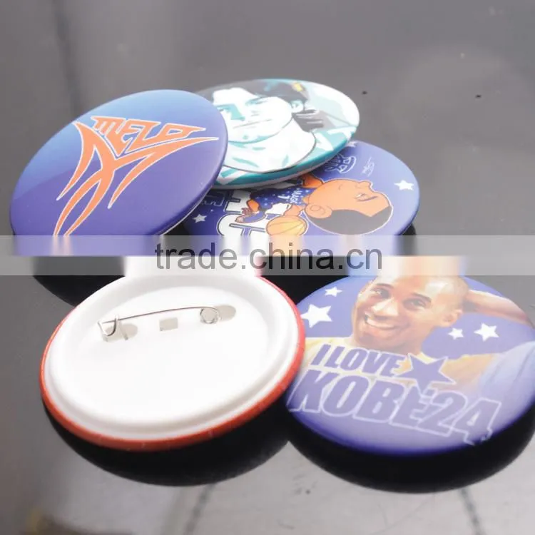 custom made magnetic souvenir tin badge