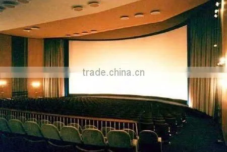 VICTORY 3d curved frame projection screen with 3 floor stand