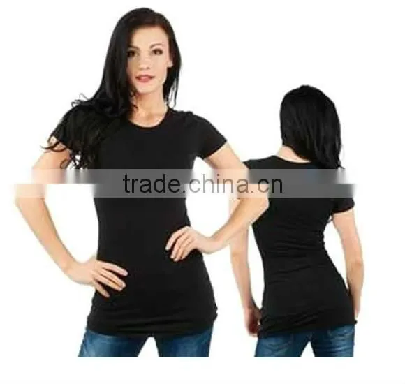 custom woman and ladies summer short sleeve white t-shirt printing