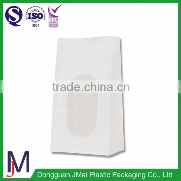 flat bottom kraft paper sandwich bag/bakery paper bag