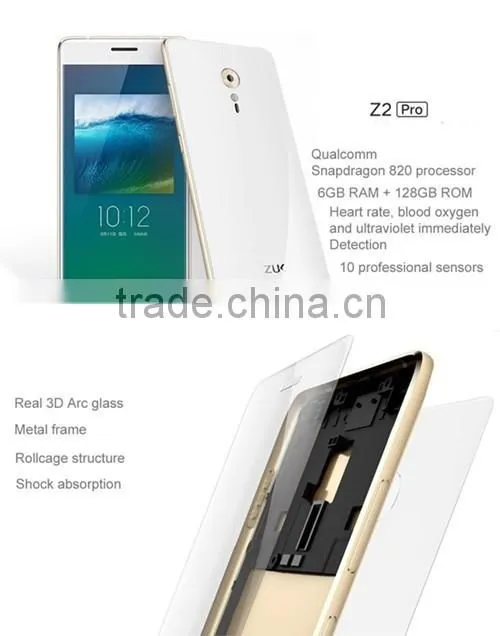Original Lenovo ZUK Z2 Pro 6GB+128GB Smartphone 5.2'' Android 6.0 Snapdragon 820 Quad Core 2.15GHz Dual SIM FDD-LTE Fingerprint